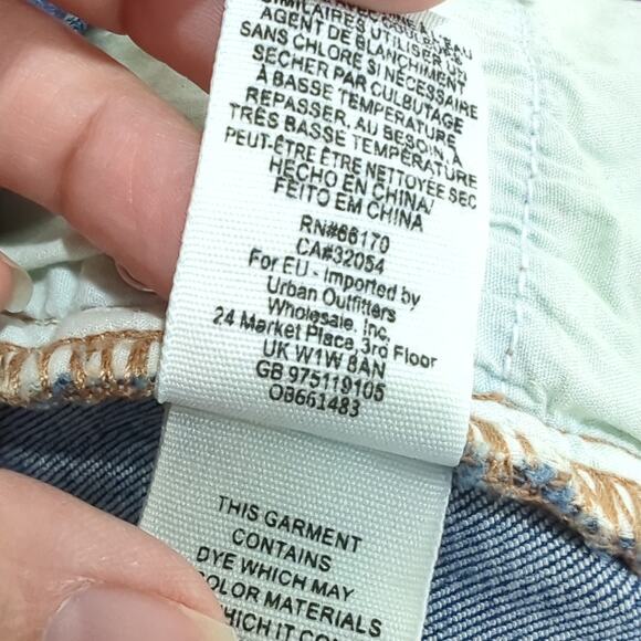 Free People Great Heights Fray Skinny Jean Womens Size 28 Denim Pants High Rise - Picture 8 of 11